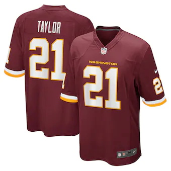 mens nike sean taylor burgundy washington football team gam